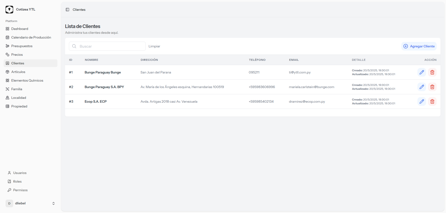 Pantalla de recuperación de contraseña